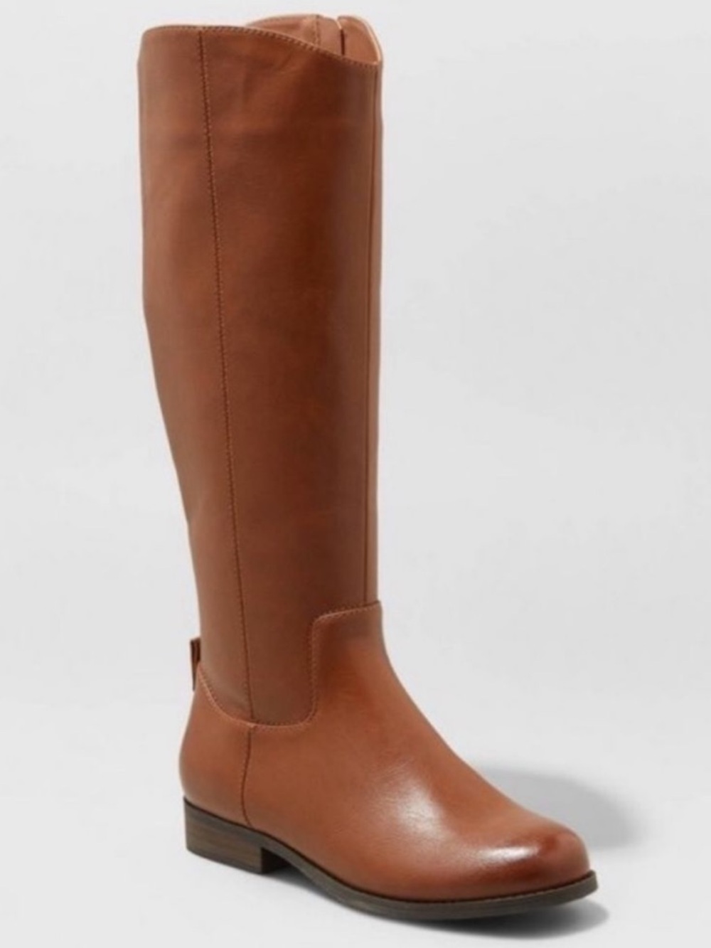 Brisa Faux Leather Tall Riding Boots Universal Thread™ Cognac Brown 8